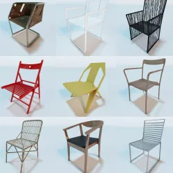 Modern Chair Collection Vol 1 3D model