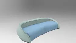 modern couch 3D model