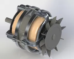 Motor de Lavadora Suggar 10 Kg - 1/4 CV