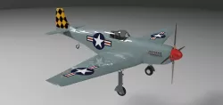 Mustang P51 3D model