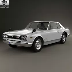 Nissan Skyline C10 GT-R Coupe 1970 3D model