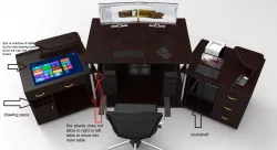 Pc table 2 3D model