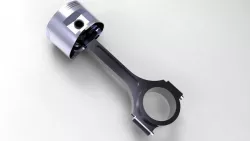 Piston and Piston rod 3D model