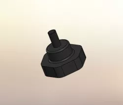plastic bolt 3D model