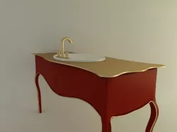 Ready for render Royal bathroom sink 3D model