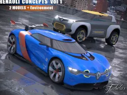 Renault concept vol 1 3D model