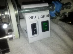RepRap Switch mount PSU switch and Light switch