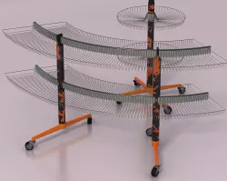Retail shop racks 3D model
