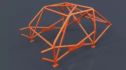 Roll cage-race car frame 3D model
