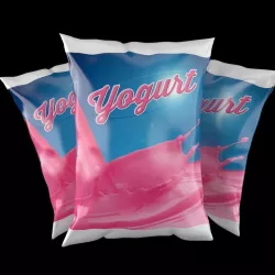 Sachet of Yogurt 3D model