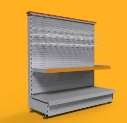 Shelving system WINDOW UNIT perforated back panel 1050 mm 3D model