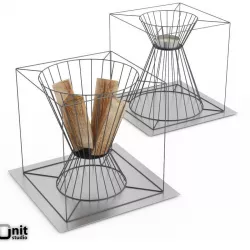 Skargaarden Boo fire basket 3D model