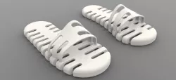Skeleton Flip Flop 3D model