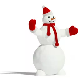 Snowman 1 3D model