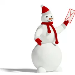 Snowman 2 3D model