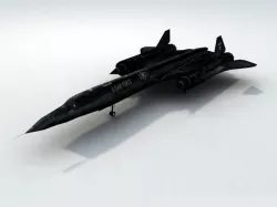 SR71 Blackbird Recon Low-poly  3D model
