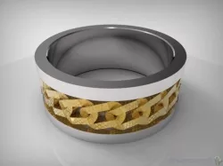 Stainless Steel Ring 3D model
