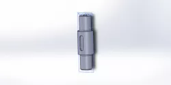 STEPPED SHAFT for Solid Works and auto cad both