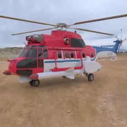 Super Puma AS-332B Helicopter 3D model