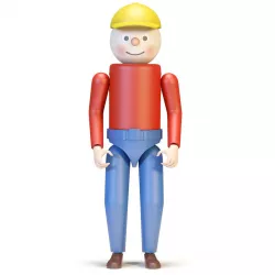 Toy character 3D model
