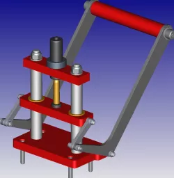 TYPICAL RELOAD PRESS FOR LARGE CALIBERS