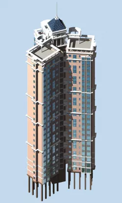 Urban Design Office Building 3D model