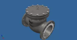 VÁLVULA RETENÇÃO PORTINHOLA DN8" 150#