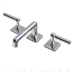Waterworks Ludlow Faucet with Lever Handles 3D model
