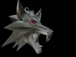 Witcher medallion 3D printable 3D model