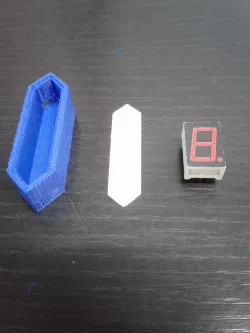 1 segment for display 7 segment large (5 inches)