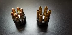 2 Piece Revolver Speedloader - 38 Special and Airsoft - No Hardware or Glue!