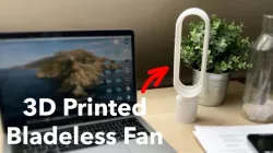 3D Printed BLADELESS FAN for your Desk