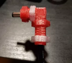 90 deg barrell connector housing