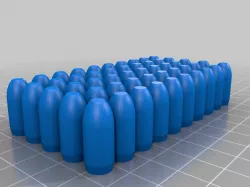 9mm Snap Cap Arranged 