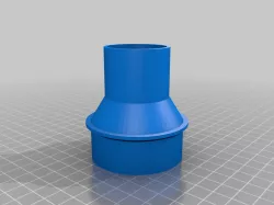 Aldi Workzone router table dust collection adapter to 35mm hose