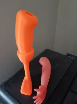 American Girl Doll leg for small volume 3D printer