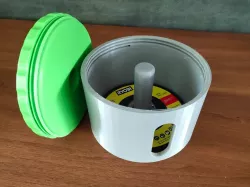 Angle grinder disc holder