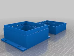 Beelogger Housing with Space for 18650 Battery Holder underneath the PCB