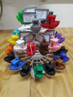Benchy Carousel with 32 Spaces