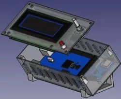 Box for offline controller electronics for CNC