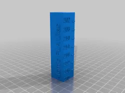 Calibration Tower-Atomic PLA - lilac