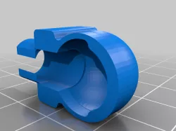 Caps on the tie rods of the Delta Anycubic Predator printer