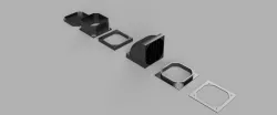 Carbon Pellet Enclosure Air filter