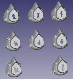 Covid 19 Mask Caps Simpsons