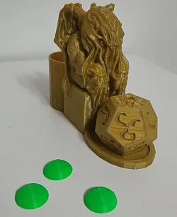 Cthulhu Dice Base + tokens + dice (complete Pack)