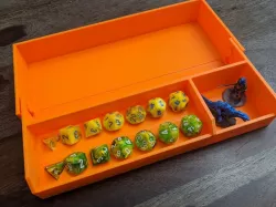D&D RPG Dice & Mini Box
