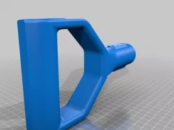 D handle for garden tool pole 28mm dethatch pull