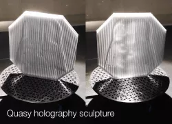 Darth Vader. 3D printed quasi-holography