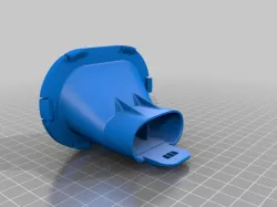 Decathlon mask filter adapter, SNAP version