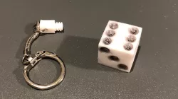 Dice keyring